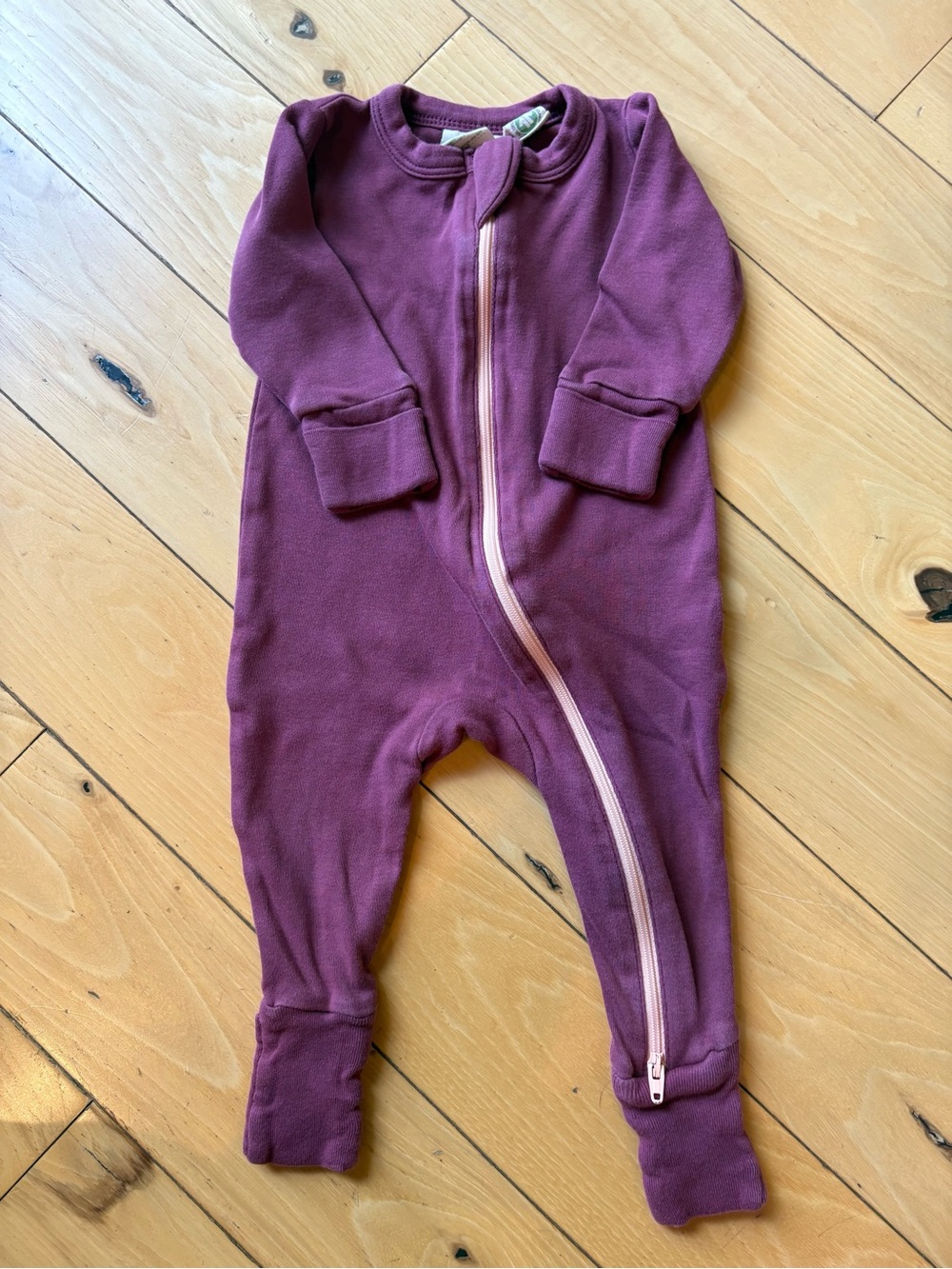 Parade GOTS Organic Cotton Sleeper in Plum